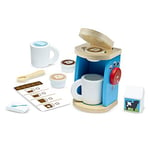 Melissa & Doug Wooden Brew & Serve Coffee Set | Pretend Play | Play Food | 3+ | Gift for Boy or Girl