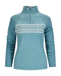 Amundsen Sports Boiled Ski Sweater, Dame Arctic Blue L