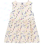 Petit Bateau Prickig Klänning Vit | Vit | 6 months