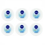 6 X NIVEA REFRESHINGLY SOFT MOISTURISING CREAM 50ml