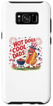 Galaxy S8+ Patriotic Hot-Dogs And Cool Dads USA Case