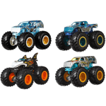 Hot Wheels Monster Trucks 4-Pack Gnash & Crash 1:64