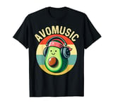 Dj Avocado With Headphones Gifts For Men Boys Women Kids T-Shirt