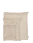 Mesh Bags 3-Pack Home Kitchen Kitchen Storage Lunch Boxes Cream Haps Nordic