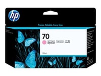 HP 70 - 130 ml - magenta clair - original - DesignJet - cartouche d'encre - pour DesignJet HD Pro MFP, T120, Z2100, Z3100, Z3100ps, Z3200, Z3200ps, Z5200, Z5400