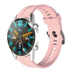 Silikonarmband för Huawei Watch GT / GT2 / GT2 Pro rosa