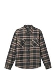 Bowery L/S Flannel Tops Shirts Casual Black Brixton