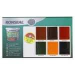 Ronseal 5 Litre Medium Oak One Coat Fence Life Fast Quick Dry Garden Shed Paint