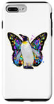 iPhone 7 Plus/8 Plus Penguins can fly colorful butterfly wings penguin Case