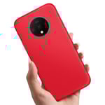 OnePlus 7T - Skal/Mobilskal Röd Röd