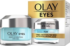 Olay Eyes Deep Hydrating Eye Gel for Tired Dehydrated Skin with Hyaluronic Acid,