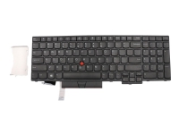 Lite-On - Erstatningstastatur for bærbar PC - med ClickPad, Trackpoint - QWERTY - USA - svart - FRU - for ThinkPad E580 E585 E590 E595 L580 L590 T590