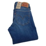 Levi 710 Super Skinny Jeans Stretch Blue Size 6 Waist 24 Leg 30 Zip Fly (P8043)