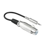 Adaptateur audio prise XLR - fiche jack 3,5 mm stéréo - Neuf