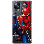 ERT GROUP mobile phone case for Xiaomi 12T/ 12T pro/ K50 Ultra original and officially Licensed Marvel pattern Spider Man 039 optimally adapted to the shape of the mobile phone, partially transparent
