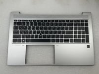 For HP EliteBook 850 G8 M35817-BD1 Ukranian Ukraine Palmrest Keyboard Top Cover