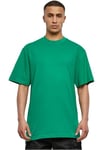 Urban Classics Men's Tall Tee Oversized Short Sleeves T-Shirt with Dropped Shoulders, 100% Jersey Cotton, c.Green, L