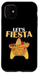 Coque pour iPhone 11 Cinco De Mayo Manette de Jeu Vidéo Let's Fiesta Gaming