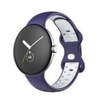 Twin Sport Armband Google Pixel Watch (41mm) - Blå/vit