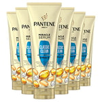 Pantene Pro-V Classic Clean Miracle Serum Après-shampoing et Soin Intensif aux oméga-9, Lot de 6x200 ML