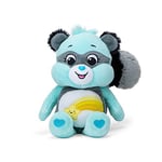 Care Bears 22cm Bean Plush - Wish Raccoon, Collectable Cute Soft Toy, Cuddly Toy for Boys and Girls, Small Care Bear Teddy, Plushie for Children Ages 4 5 6 7 +, Blue with Stripey Tail
