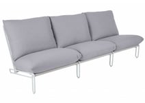 Blixt 3-sits soffa Vit/Grå
