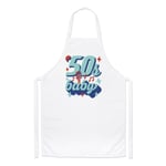 50s Baby Chefs Apron Born 1950 Birthday Brother Sister Retro Best Friend Cooking