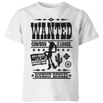 T-Shirt Enfant Affiche Wanted Toy Story - Blanc - 3-4 ans