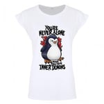 Psycho Penguin Womens/Ladies You´re Never Alone When You Have Inner Demons T-Shirt - S