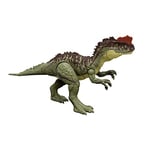 Jurassic World Figurine de Yangchuanosaurus Mega Action dinosaures carnivores Gros Dégâts avec code ADN caché et scannable, à Collectionner, Jouet Enfant, Dès 4 ans, HDX49