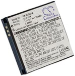 Kompatibelt med Samsung ST560, 3.7V (3.6V), 720 mAh