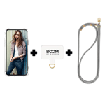 Boom Huawei P30 Pro Skal med Halsband - Grå - TheMobileStore Necklace Case