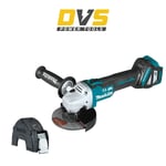 Makita DGA504Z 18V Brushless Slide Switch 125mm Angle Grinder with Guard Cover