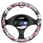 Simoni Racing Rattskydd Blomma SvartRosa
