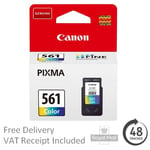 Genuine Canon CL561 Colour Ink Cartridge - For Canon PIXMA TS5351