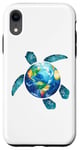 Coque pour iPhone XR Save The Planet Turtle Recycle Ocean Environment Earth Day