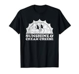 Sunshine and Cream Cheese Retro Vintage Sun T-Shirt