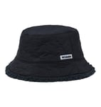 Columbia Women's Winter Pass Reversible Bucket Hat, Black/Black, Small-Medium