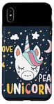 Coque pour iPhone XS Max Costume de licorne amusant qui dort joliment et en paix