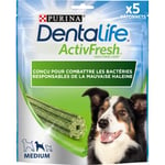 DENTALIFE ACTIVFRESH - 5 Friandises à mâcher pour chiens de taille moyenne - 115g - Hygiène bucco-dentaire au quotidien ( lot de 5 pack de 6)