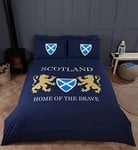 Rapport Scotland Home of The Brave Parure de lit réversible Bleu King Size