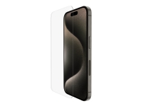 Belkin UltraGlass 2 - Skärmskydd för mobiltelefon - glas - för Apple iPhone 15 Pro