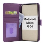 New Standcase Wallet Motorola Moto G04 (Lila)