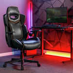 X Rocker Drogon Ergonomic Office Gaming Chair - Black & Gold