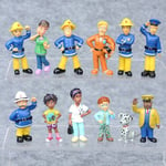 Fireman Sam Figures Toy Cake Toppers Kids Party Bag Filler **UK SELLER**