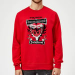 Harry Potter Triwizard Tournament Durmstrang Sweatshirt - Red - L - Red