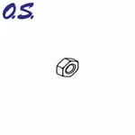 O.S.Engine 23325340 Mutter (M3.5x0.6mm) för Ljuddämpare/Förgasarläs