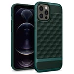 Caseology Parallax Case Compatible with iPhone 12 Pro Max - Midnight Green