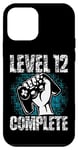 Coque pour iPhone 12 mini Level 12 Complete Cadeau d'anniversaire 12 ans Gamer