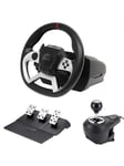 MAXX TECH PRO FF RACING WHEEL KIT (WHEEL 3-PEDAL SET & SHIFTER) - Wheel, gamepad and pedals set - Sony PlayStation 4